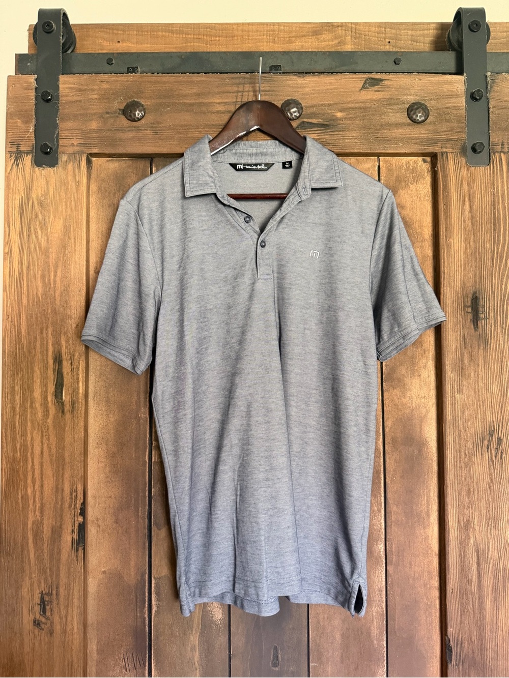 Travis Mathew Grey Polo Shirt